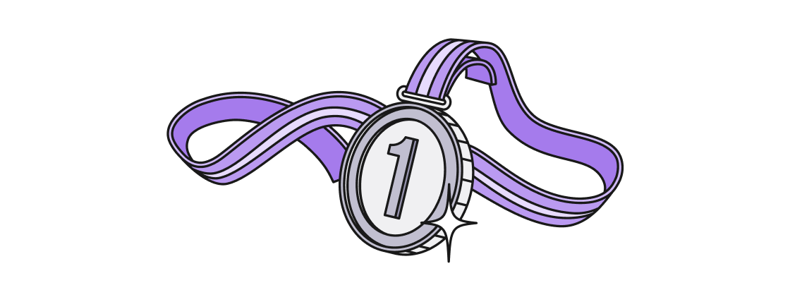 Первое место