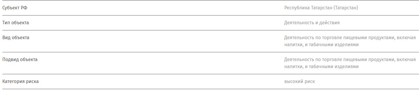 Страница ФГИС «Единый реестр проверок»