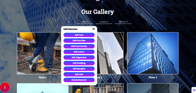 Лендинг от нейросети Leya