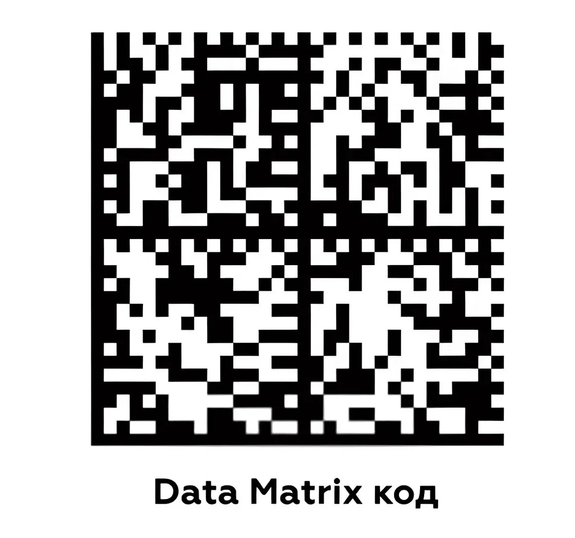 Код маркировки Data Matrix (Честный ЗНАК) для отслеживания товаров.