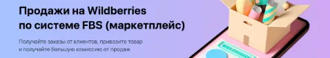 Продажи на Вб по системе ФБС